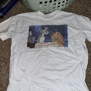 White Lady and the Tramp graphic tee